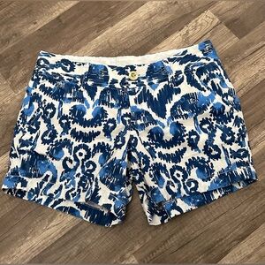 Lilly Pulitzer Callahan shorts resort navy beach bathers size 0